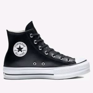 CONVERSE CHUCK TAYLOR ALL STAR LIFT platform WOMENS sz 7 SHOES SNEAKERS leather 